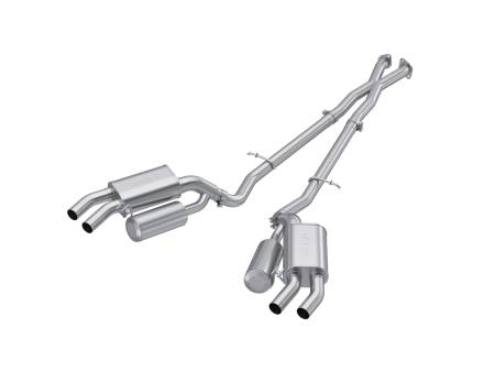 MBRP Exhaust - MBRP 2018+ Kia Stinger 3.3L RWD/AWD 2.5in Cat Back Dual Rear Exit w/o Tips