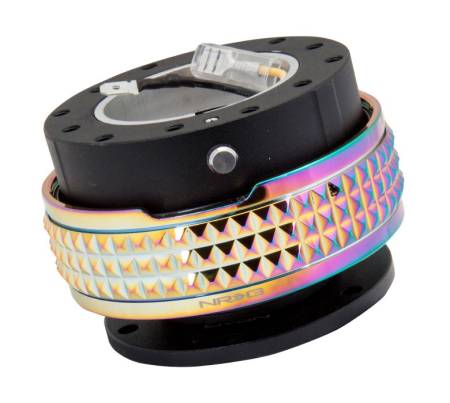 NRG Innovations - NRG Innovations Quick Release Kit - Pyramid Edition - Black Body / Neochrome Pyramid Ring