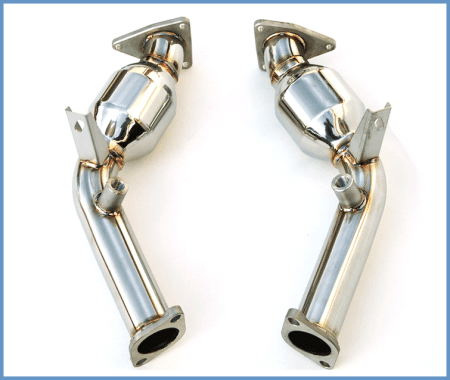 Invidia - Invidia 09+ Nissan 370Z / Infiniti G37 60mm High Flow Cat w/ Bracket