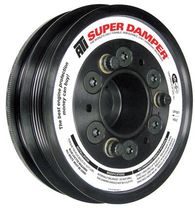 ATI Performance Products - ATI Damper - 6.10in - Alum - 4 & 5 Grv - Acura Nsx 3.0L - 600 HP or Less - 1Pc