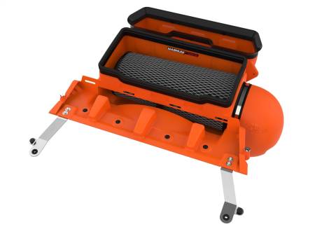 aFe Power (Advanced FLOW Engineering) - aFe 21-23 RAM 1500 TRX V8-6.2L SC Magnum FORCE Stage2 Orange Edition Cold Air Intake System w/Pro 5R