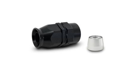 Vibrant Performance - Vibrant Performance Aluminum Straight One Piece Hose End for PTFE Lined Hose (Size -10AN)