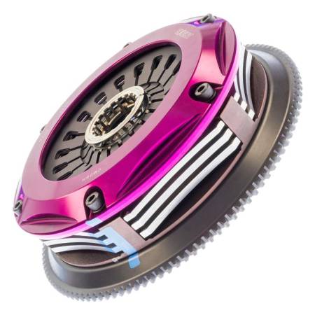 EXEDY Racing Clutch - Exedy 1996-1996 Mitsubishi Lancer Evolution IV L4 Hyper Triple Cerametallic Clutch Rigid Pull Type