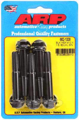 ARP - ARP M10 x 1.50 x 60 hex black oxide bolts 662-1008