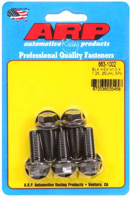 ARP - ARP M10 x 1.25 x 25 hex black oxide bolts 663-1002