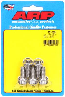 ARP - ARP M8 x 1.25 x 20 12pt SS bolts 771-1001