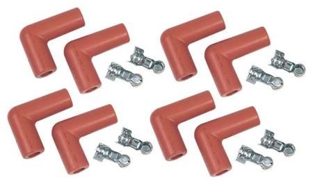 MSD Ignition - MSD Pro Race, High Temp Boots, 90?, 8 per Card