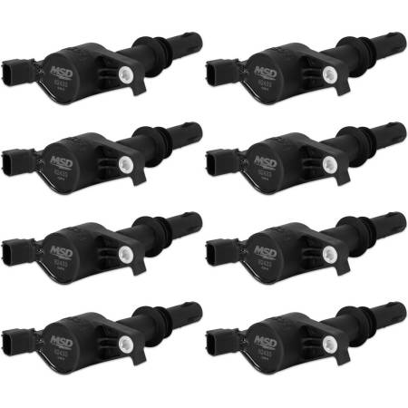 MSD Ignition - MSD Coil,BLACK Ford,4.6/5.4L,3Vlv 04-08,8-Pk