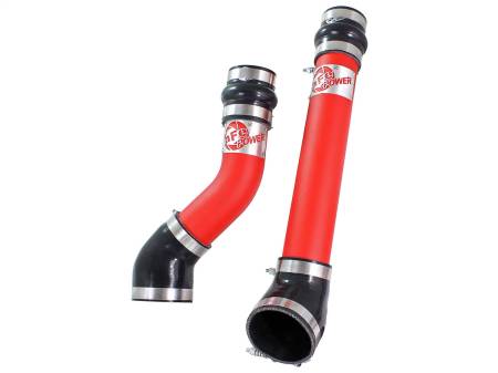 aFe Power (Advanced FLOW Engineering) - aFe Bladerunner Intercooler Tubes Hot & Cold Side 3.5in 94-02 Dodge Diesel Trucks L6-5.9L (td) - Red