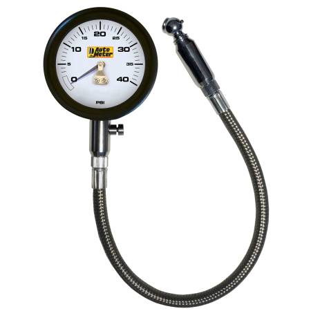 AutoMeter - AutoMeter NASCAR Performance 40PSI Lo-Pressure Tire Pressure Gauge