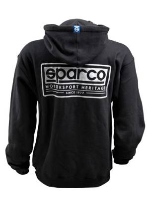 Sparco - Sparco Swtshrt Hooded Heritage Blk Lr