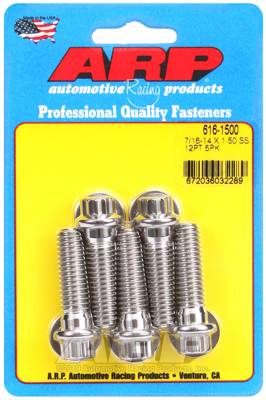 ARP - ARP 7/16-14 X 1.500 12pt SS bolts 616-1500