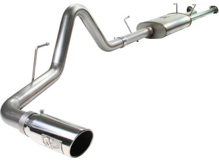 aFe Power (Advanced FLOW Engineering) - aFe MACHForce XP Exhaust Cat-Back SS-409 07-09 Toyota Tundra V8-5.7L w/ Polished Tip