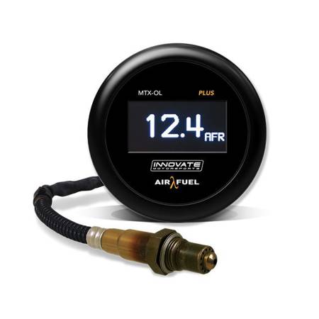 Innovate Motorsports - Innovate Motorsports MTX-OL PLUS Wideband Digital Air/Fuel Ratio OLED Gauge Kit 3ft w/O2 Sensor