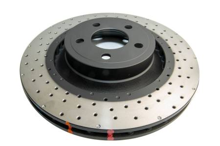 DBA (Disc Brakes Australia) - DBA 15-20 Ford Mustang GT (w/352mm Frt Rotor w/o Perf Pkg) Front 4000 Series Cross Drilled Rotor