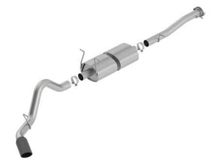 Borla - Borla 15-19 Chevy Silverado 2500 6.0L CC/STD Bed/153.7in WB S-Type Catback Exhaust Black Chrome Tip