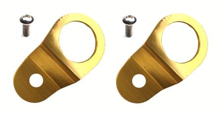 Torque Solution - Torque Solution Radiator Mount Combo with Inserts (Gold) : Mitsubishi Evolution 7/8/9