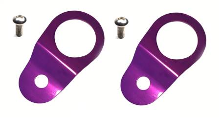 Torque Solution - Torque Solution Radiator Mount Combo with Inserts (Purple) : Mitsubishi Evolution 7/8/9