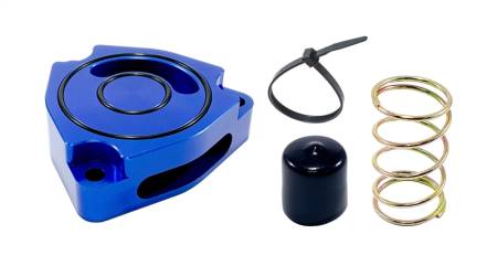 Torque Solution - Torque Solution Blow Off BOV Sound Plate (Blue) 11+ Hyundai Veloster Turbo