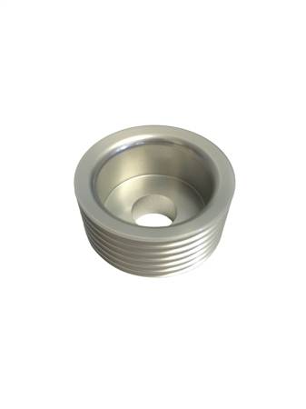Torque Solution - Torque Solution Lightweight Alternator Pulley (Silver): Hyundai Genesis Coupe 3.8 2010+