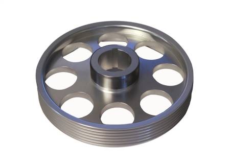 Torque Solution - Torque Solution Lightweight Crank Pulley (Silver): Hyundai Genesis Coupe 3.8 2010+
