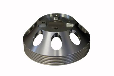 Torque Solution - Torque Solution Lightweight Water Pump Pulley (Silver): Hyundai Genesis Coupe 3.8 2010+