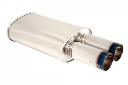 Megan Racing - Megan Racing Exhaust Muffler: M-DT Burnt Tip Muffler