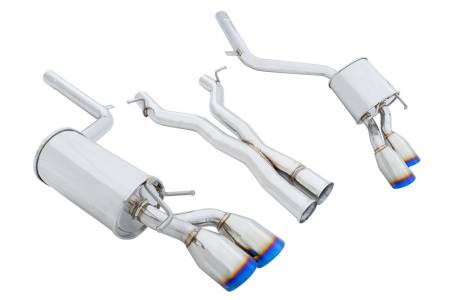 Megan Racing - Megan Racing Axle Back Exhaust System: Mercedes Benz C63 AMG 12-15