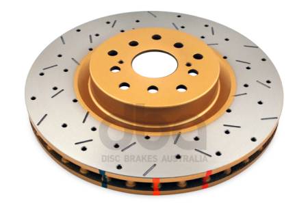 DBA (Disc Brakes Australia) - DBA 04-12 Subaru STi/2017 BRZ w/Perf. Pkg. 10 Stud Hole Front Drilled & Slotted 4000 Series Rotor