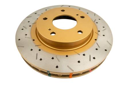 DBA (Disc Brakes Australia) - DBA 7/90-96 Turbo/6/89-96 Non-Turbo 300ZX Front Drilled & Slotted 4000 Series Rotor