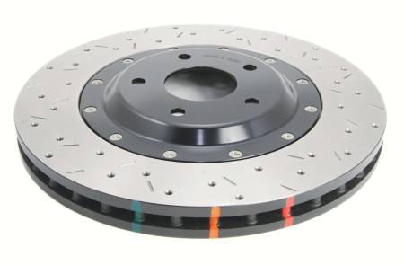 DBA (Disc Brakes Australia) - DBA 05-12 Corvette C6 w/Z06 pkg Front Drilled & Slotted 5000 Series 2 Pc Rotor w/ Black Ha