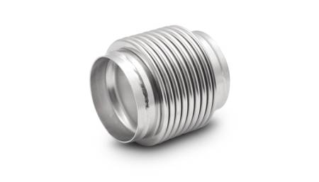 Vibrant Performance - Vibrant Performance SS Bellow Assembly w/ Solid Liner 3.5in ID x 4in overall L Electro Polished