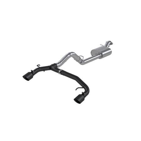 MBRP Exhaust - MBRP 21-22 Ford Bronco 2.3/2.7L EcoBoost 2/4-Dr 3in Catback Dual Split Rear Exit BLK AL