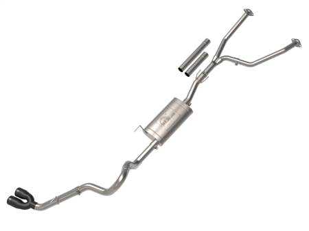 aFe Power (Advanced FLOW Engineering) - aFe 2022 Toyota Tundra V6-3.5L (tt) Vulcan Series 2.5in to 3in 304 SS Cat-Back Exhaust w/ Black Tip