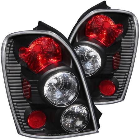 ANZO Headlights, Tail Lights and More  - ANZO 2002-2003 Mazda Protege 5 Taillights Black