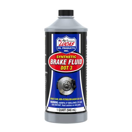 Lucas Oil - Lucas Brake Fluid - DOT 3 - Synthetic - 1 qt - Each