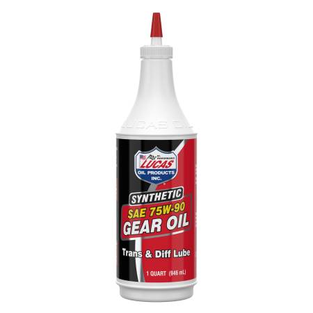 Lucas Oil - Lucas Gear Oil - Transmission and Differential - 75W90 - Synthetic - 1 qt - Each