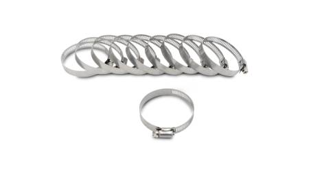 Vibrant Performance - Vibrant Performance S.S. Worm Gear Clamps Pack of 10 - Clamping Range: 2.79in - 3.74in (71mm - 95mm)