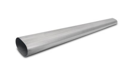 Vibrant Performance - Vibrant Performance 3in Oval (Nominal Size) T304 SS Straight Tubing (16 ga) - 5 foot length