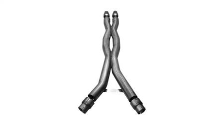 CORSA Performance - Corsa 2015-2024 Ford Mustang GT 5.0 3in Double X Pipe Will Fit Factory Exhaust
