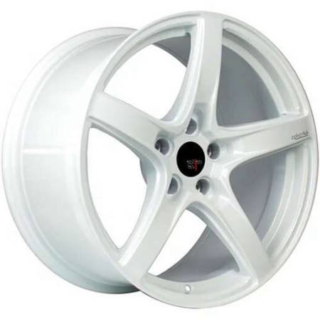 Option Lab Wheels - Option Lab Wheels R555 18x9.5 5x114.3 ET38 73.1CB Onyx White