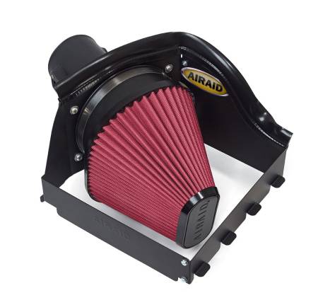 Airaid - Airaid 08-10 Ford F-250/350 5.4L V8/6.8L V10 CAD Intake System w/o Tube (Oiled / Red Media)