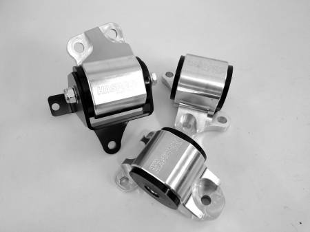 Hasport Performance - Hasport Engine Mount kit B-series or D-series engine with 2 bolt left hand mount for 96-00 Civic - Race (70a) urethane