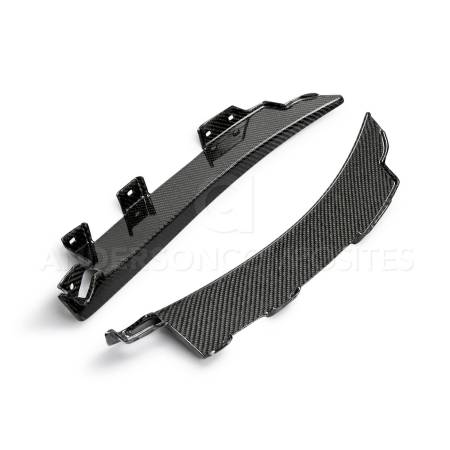 Anderson Composites - Anderson Composites 2020 Ford Mustang/Shelby GT500 Carbon Fiber Rear Mud Guards