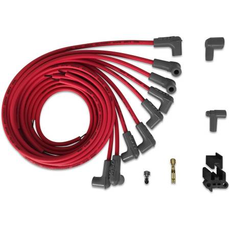 MSD Ignition - MSD Wire Set, Super Conductor, 8-cyl. 90? Plug/90? Plug