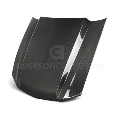 Anderson Composites - Anderson Composites 10-12 Ford Mustang Type-CJ 3in Carbon Fiber Cowl Hood