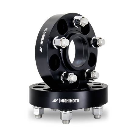 Mishimoto - Mishimoto Wheel Spacers - 5X114.3 / 70.5 / 25 / M14 - Black