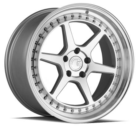 AodHan Wheels - Aodhan Wheels Rim DS09 18x9.5 5x114.3 73.1CB ET30 Silver w/Machined Face
