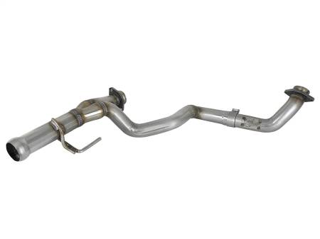 aFe Power (Advanced FLOW Engineering) - aFe Twisted Steel Y-Pipe 2-1/4in 409 SS Exhaust System 2018 Jeep Wrangler (JL) V6-3.6L