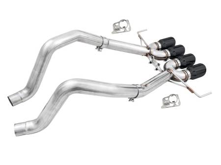 AWE Tuning - AWE 14-19 Chevy Corvette C7 Z06/ZR1 Track Edition Axle-Back Exhaust w/Black Tips
